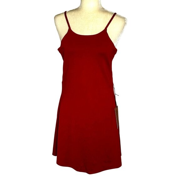 Girlfriend Collective Undress Romper Ember Red XL NWT - Picture 1 of 8